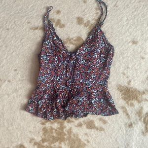 Super cute floral tank top